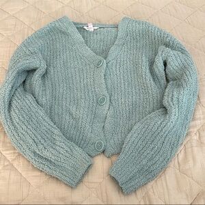 Elegant Teal Women's Cardigan